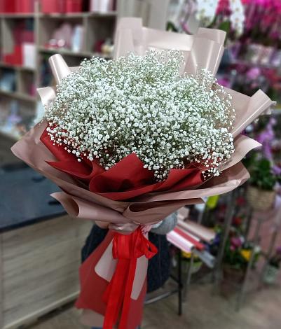 Букет цветов из: Гипсофила в Светлые Горы