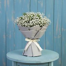 Букет цветов из:  Гипсофила в Светлые Горы