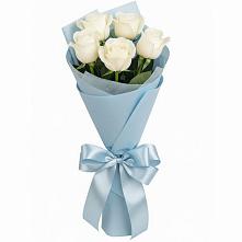 Букет 5 Белых роз Проуд в Светлые Горы
