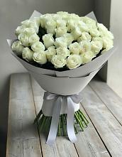 Букет 35 Белых роз #REPLACE_PRED# Светлые Горы