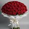 Букет 101 Красная роза Блэк Мэджик в Светлые Горы