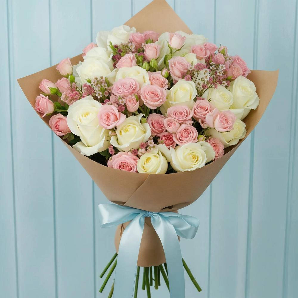 Букет цветов из: Розы в Светлые Горы