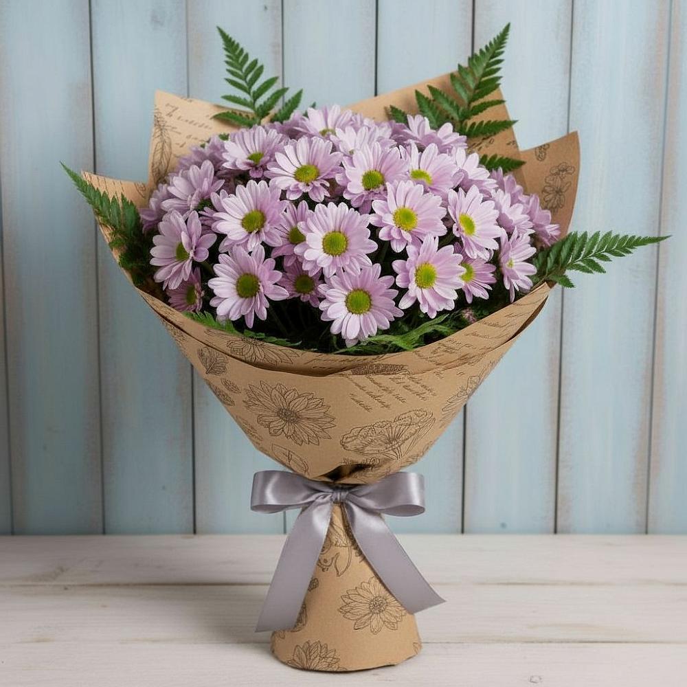 Букет цветов из: Хризантемы в Светлые Горы