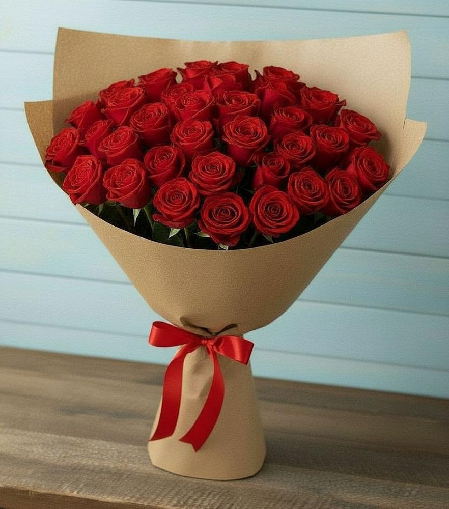 Букет Красные розы Милано в Светлые Горы