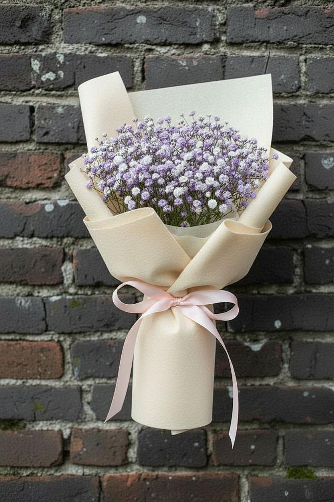 Букет цветов из: Гипсофила в Светлые Горы