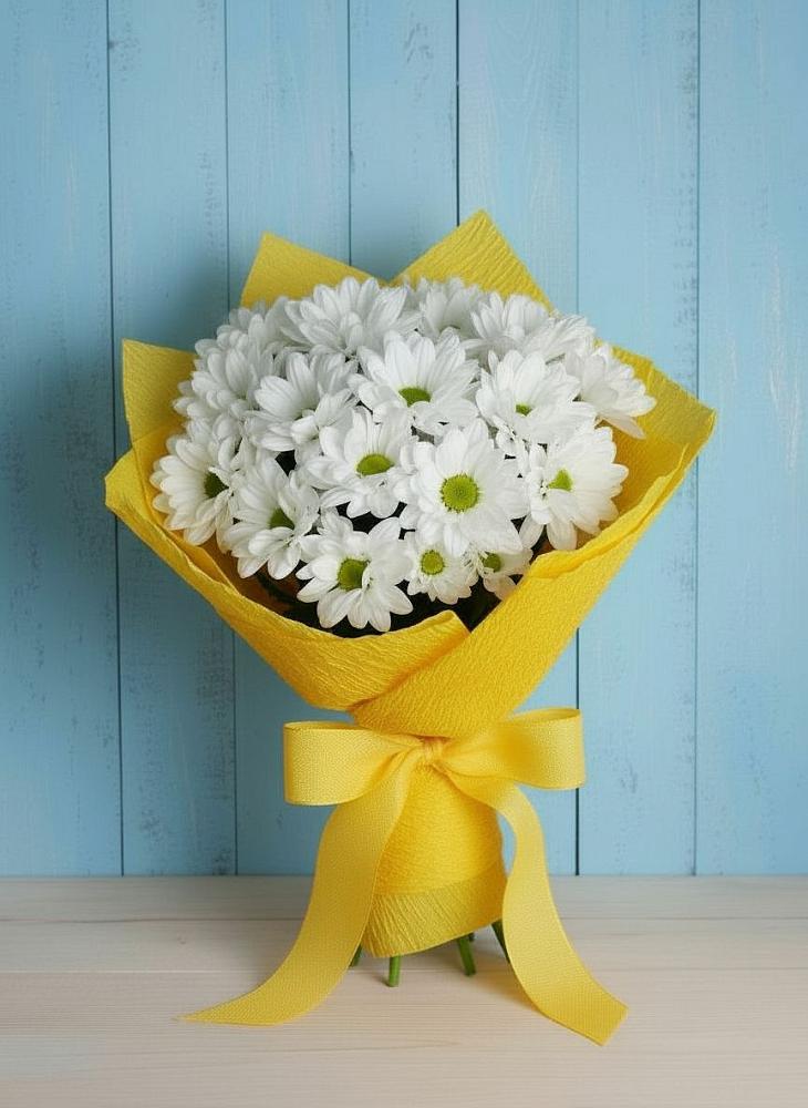 Букет цветов из: Хризантемы в Светлые Горы