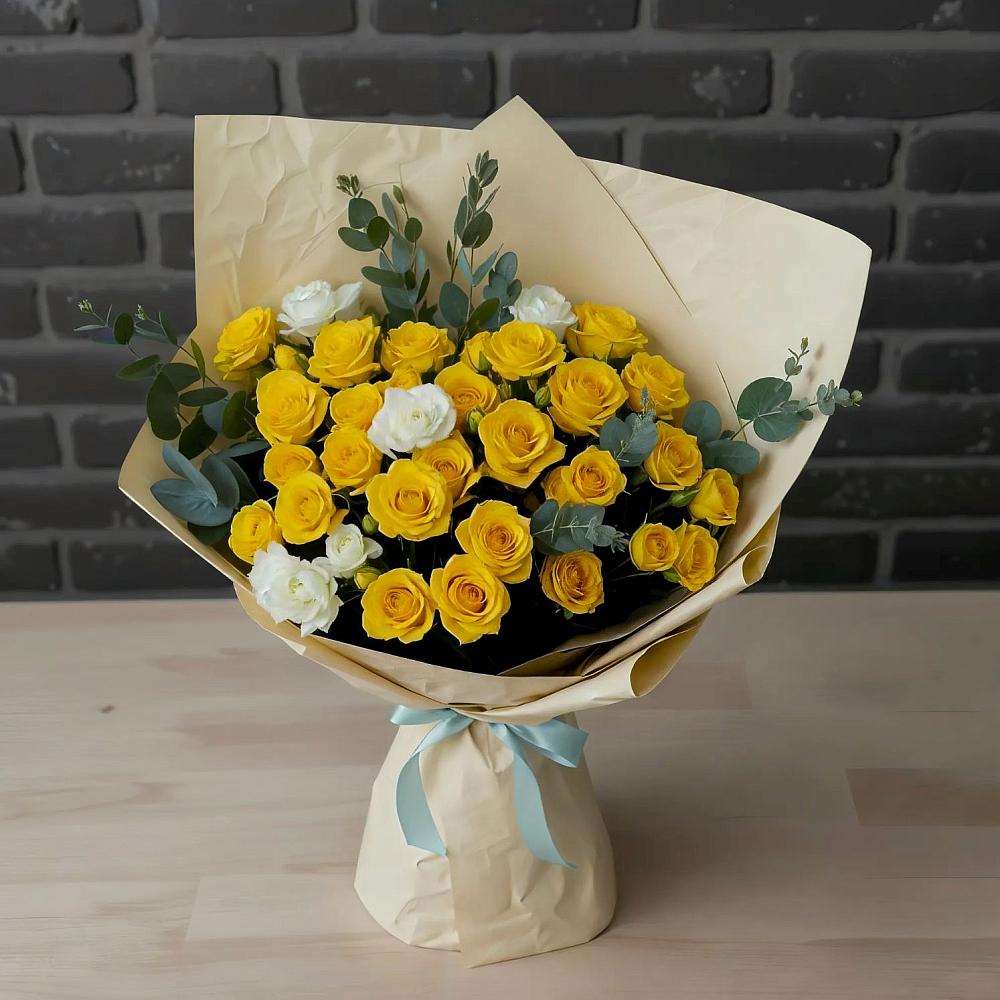 Букет цветов из: Розы в Светлые Горы