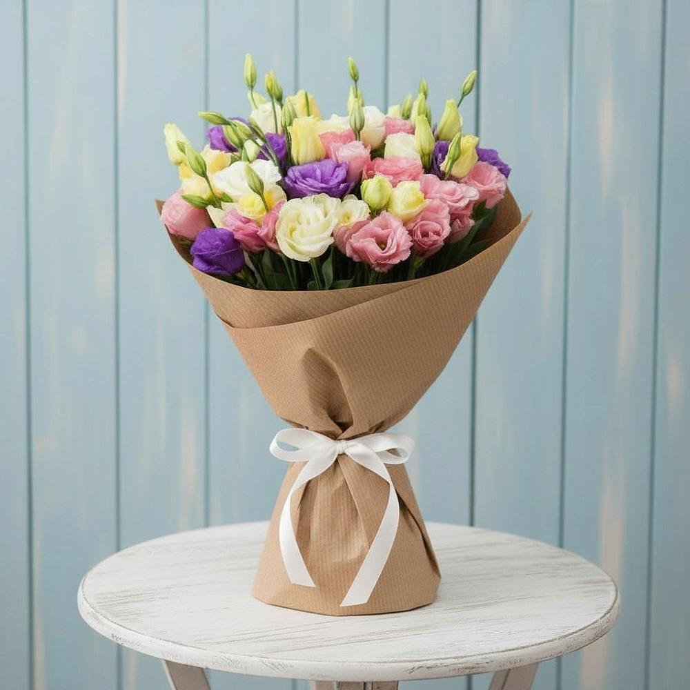 Букет цветов из: Лизиантусы в Светлые Горы