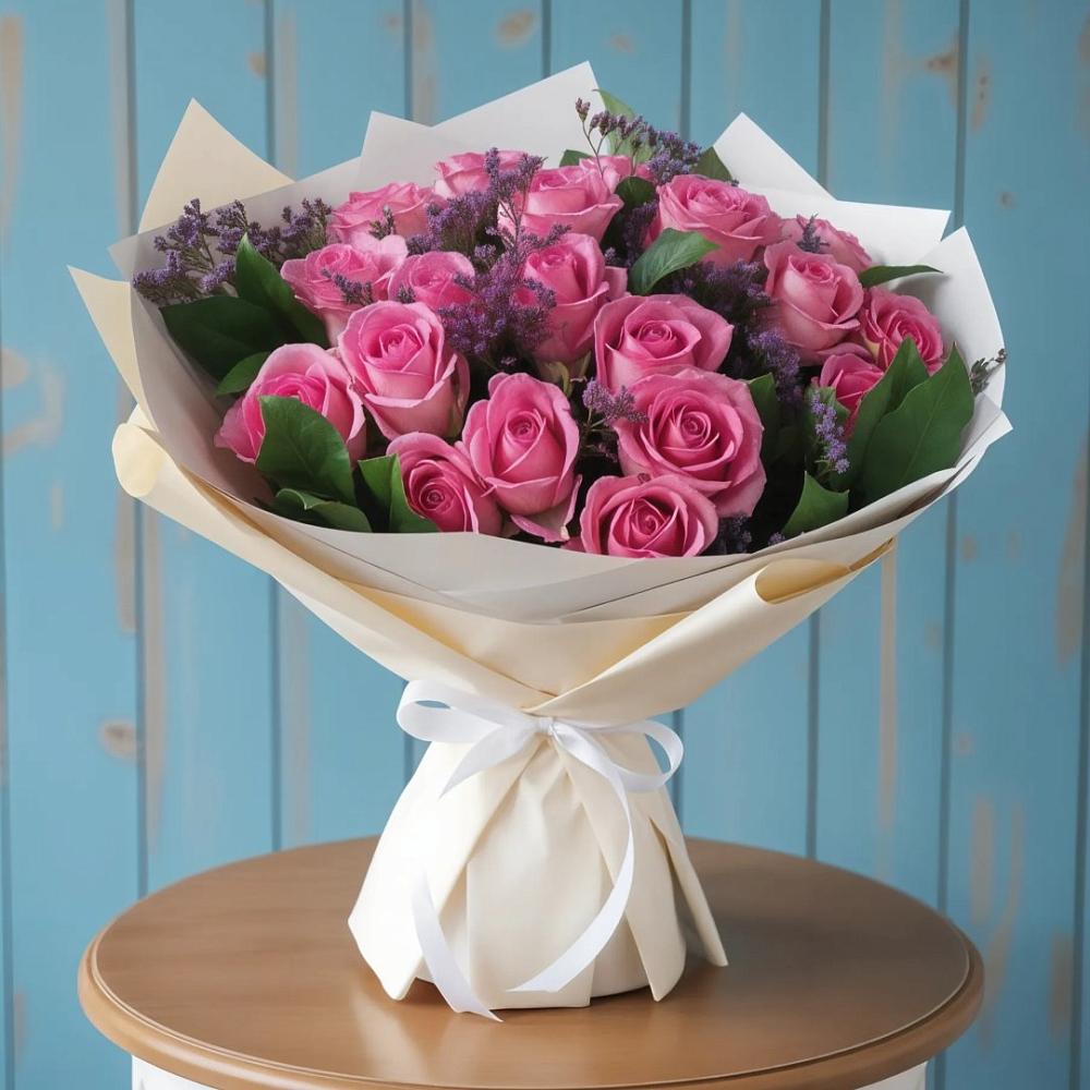 Букет цветов из: Розы в Светлые Горы