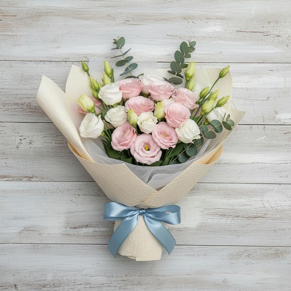 Букет цветов из: Лизиантусы в Светлые Горы